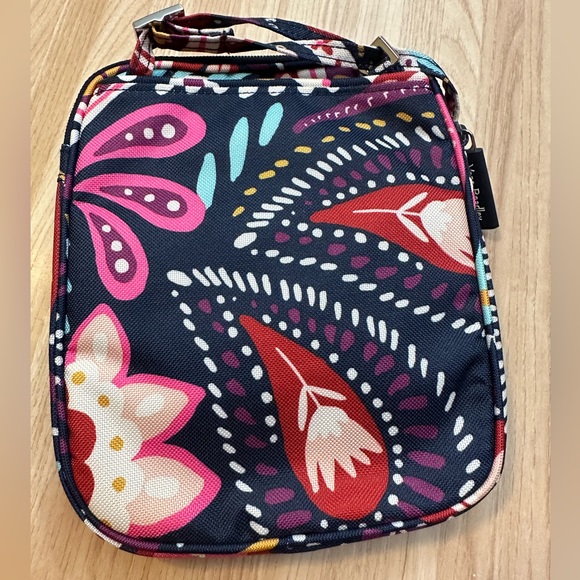 “VERA BRADLEY” FLORAL NYLON CROSSBODY PURSE - Picture 6 of 8